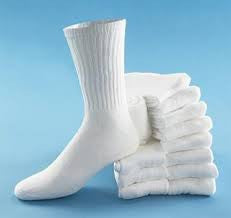 5 KG box of White Socks
